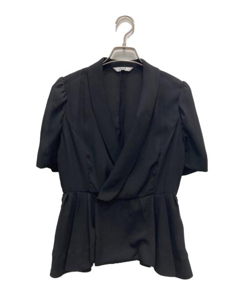 SHE TOKYO（シートーキョー）SHE TOKYO (シートーキョー) Jill Georgette Navy ブラック サイズ:1の古着・服飾アイテム