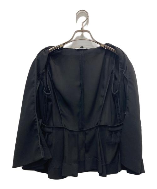 SHE TOKYO（シートーキョー）SHE TOKYO (シートーキョー) Jill Georgette Navy ブラック サイズ:1の古着・服飾アイテム