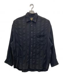 MAISON SPECIAL（メゾンスペシャル）の古着「Prime-Over Regular Collar Shirt」｜ブラック