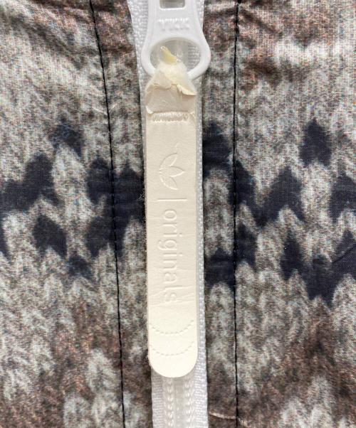 adidas（アディダス）adidas (アディダス) ネイティブ柄トラックジャケット ベージュ×ブラック サイズ:Mの古着・服飾アイテム