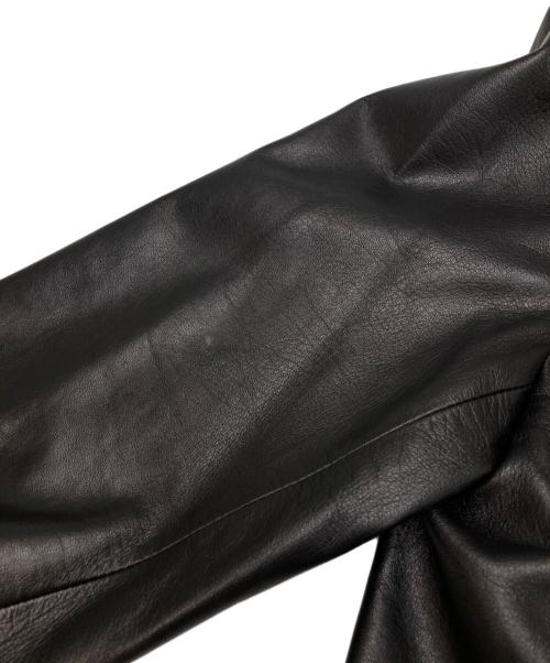 BALMAIN（バルマン）BALMAIN (バルマン) レザージャケット ブラック サイズ:11の古着・服飾アイテム