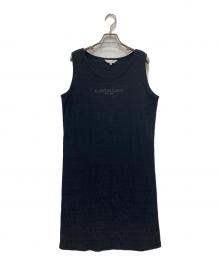 LEONARD SPORT（レオナール スポーツ）の古着「ノースリーブワンピース」｜ブラック