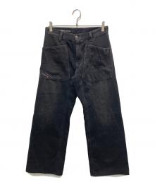 DIESEL（ディーゼル）の古着「デニムパンツ」｜ブラック