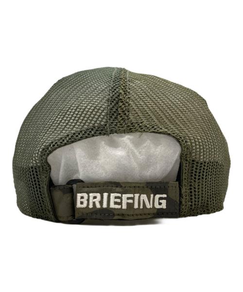 BRIEFING（ブリーフィング）BRIEFING (ブリーフィング) 迷彩メッシュキャップ オリーブの古着・服飾アイテム