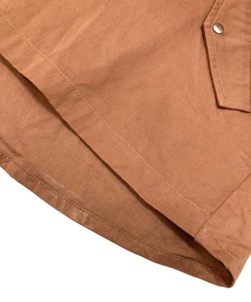 kelen（ケレン）kelen (ケレン) コットンフラップデザインフードジャケット ブラウン サイズ:Mの古着・服飾アイテム