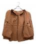 kelen (ケレン) コットンフラップデザインフードジャケット ブラウン サイズ:M：8000円