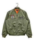 POLO RALPH LAURENポロ・ラルフローレン）の古着「MA-1ジャケット」｜グリーン