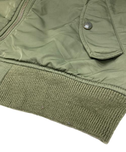 POLO RALPH LAUREN（ポロ・ラルフローレン）POLO RALPH LAUREN (ポロ・ラルフローレン) MA-1ジャケット グリーン サイズ:Lの古着・服飾アイテム