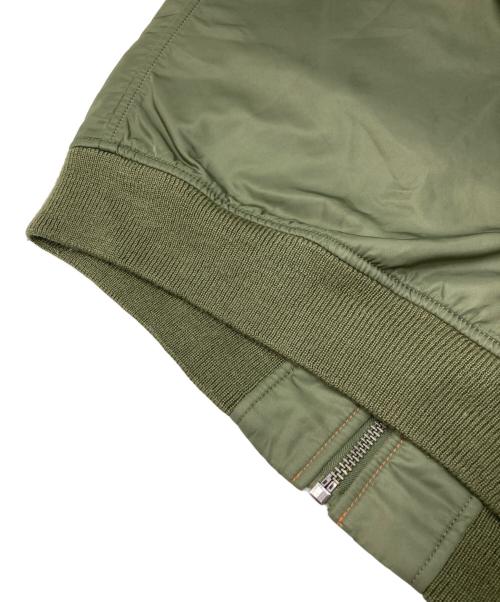 POLO RALPH LAUREN（ポロ・ラルフローレン）POLO RALPH LAUREN (ポロ・ラルフローレン) MA-1ジャケット グリーン サイズ:Lの古着・服飾アイテム