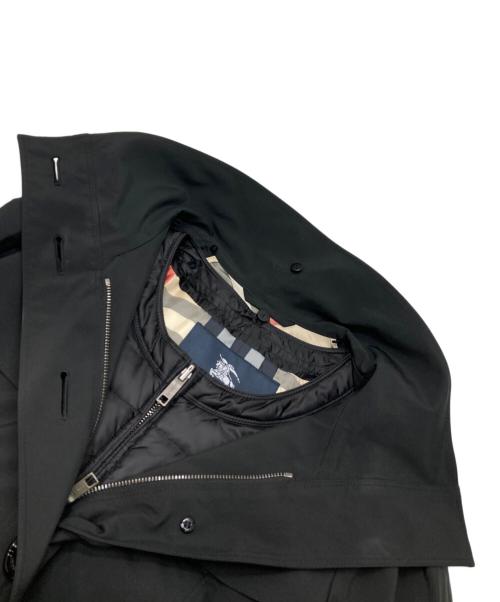 BURBERRY LONDON（バーバリーロンドン）BURBERRY LONDON (バーバリーロンドン) ダウンライナー付コート ブラック サイズ:36の古着・服飾アイテム