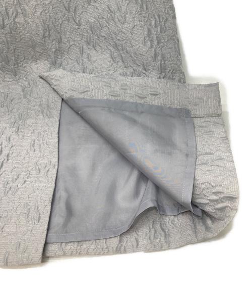 UNITED ARROWS（ユナイテッドアローズ）UNITED ARROWS (ユナイテッドアローズ) ツートーン ジャガード ワンピース グレー サイズ:36 未使用品の古着・服飾アイテム