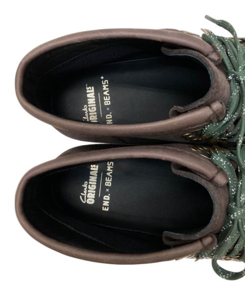 CLARKS ORIGINALS（クラークス オリジナルズ）CLARKS ORIGINALS (クラークス オリジナルズ) BEAMS PLUS (ビームスプラス) end. (エンド) Wallahike GORE-TEX Dark Brown ブラウン サイズ:26.5の古着・服飾アイテム