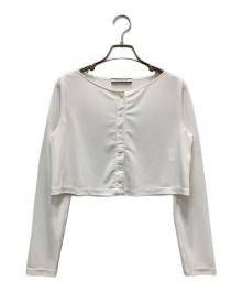 FOXEY（フォクシー）の古着「コンパクトカーディガン」｜ホワイト