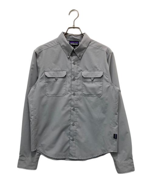 Patagonia（パタゴニア）Patagonia (パタゴニア) L/s Self Guided Hike Shirt グレー サイズ:XSの古着・服飾アイテム