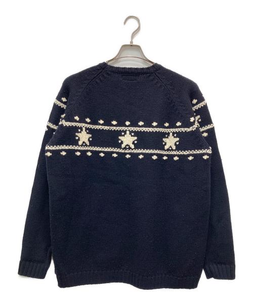 SUPREME（シュプリーム）SUPREME (シュプリーム) 星柄厚手ニットセーター ブラック サイズ:XLの古着・服飾アイテム