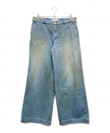 NEON SIGN（ネオンサイン）の古着「Drill Wide Denim Pants v1.6」｜インディゴ