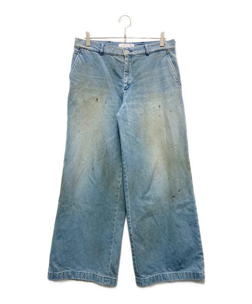 NEON SIGN（ネオンサイン）NEON SIGN (ネオンサイン) Drill Wide Denim Pants v1.6 インディゴ サイズ:46の古着・服飾アイテム