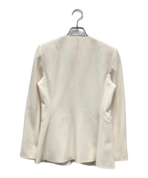 theory（セオリー）theory (セオリー) ノーカラージャケット アイボリーの古着・服飾アイテム