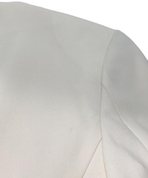 theory（セオリー）theory (セオリー) ノーカラージャケット アイボリーの古着・服飾アイテム