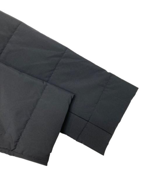 Rene（ルネ）Rene (ルネ) ベロア切替パールジップ中綿コート ブラック サイズ:36の古着・服飾アイテム