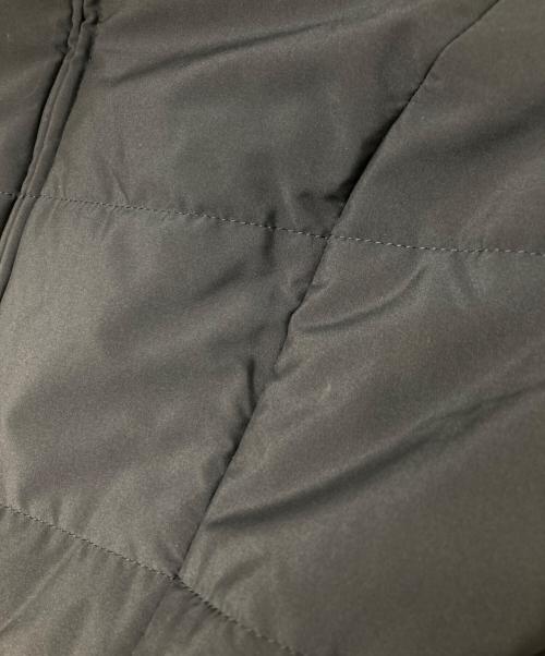 Rene（ルネ）Rene (ルネ) ベロア切替パールジップ中綿コート ブラック サイズ:36の古着・服飾アイテム