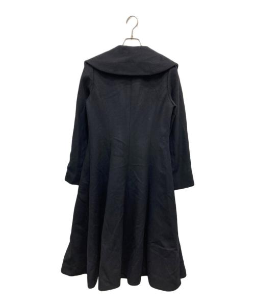 Rene（ルネ）Rene (ルネ) ウールアンゴラシルクダブルコート ブラック サイズ:36の古着・服飾アイテム