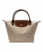 LONGCHAMPロンシャン）の古着「ハンドバッグ」｜アイボリー