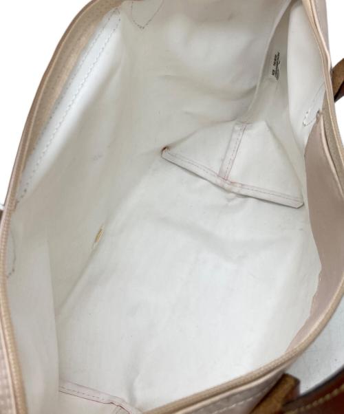 LONGCHAMP（ロンシャン）LONGCHAMP (ロンシャン) ハンドバッグ アイボリーの古着・服飾アイテム
