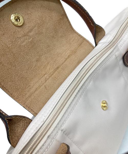 LONGCHAMP（ロンシャン）LONGCHAMP (ロンシャン) ハンドバッグ アイボリーの古着・服飾アイテム