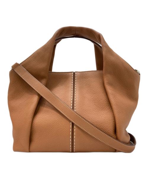 TOD'S（トッズ）TOD'S (トッズ) 2WAYバッグ ブラウンの古着・服飾アイテム