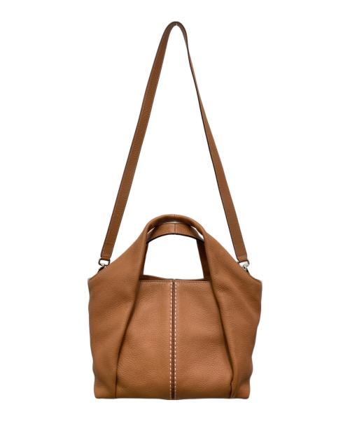 TOD'S（トッズ）TOD'S (トッズ) 2WAYバッグ ブラウンの古着・服飾アイテム