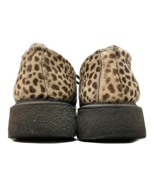 GEORGE COX（ジョージコックス）GEORGE COX (ジョージコックス) ハラコレオパード ベージュ×ブラウン サイズ:8の古着・服飾アイテム