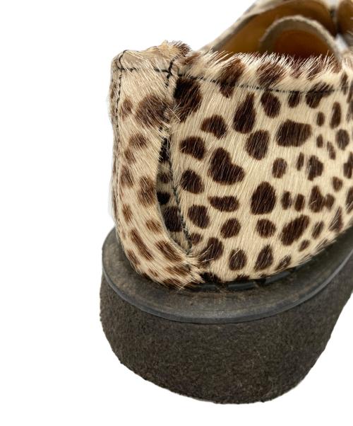 GEORGE COX（ジョージコックス）GEORGE COX (ジョージコックス) ハラコレオパード ベージュ×ブラウン サイズ:8の古着・服飾アイテム