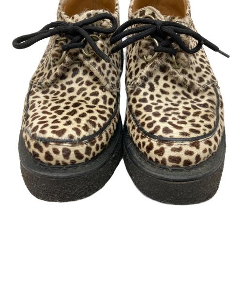 GEORGE COX（ジョージコックス）GEORGE COX (ジョージコックス) ハラコレオパード ベージュ×ブラウン サイズ:8の古着・服飾アイテム