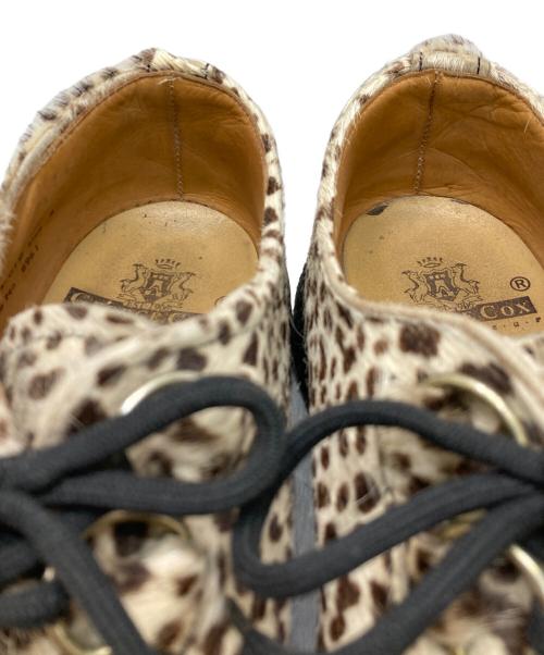 GEORGE COX（ジョージコックス）GEORGE COX (ジョージコックス) ハラコレオパード ベージュ×ブラウン サイズ:8の古着・服飾アイテム