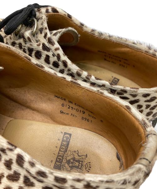 GEORGE COX（ジョージコックス）GEORGE COX (ジョージコックス) ハラコレオパード ベージュ×ブラウン サイズ:8の古着・服飾アイテム