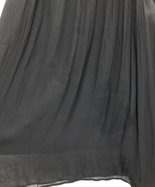 BEARDSLEY（ビアズリー）BEARDSLEY (ビアズリー) シワシフォンギャザーパンツ ブラック サイズ:FREEの古着・服飾アイテム