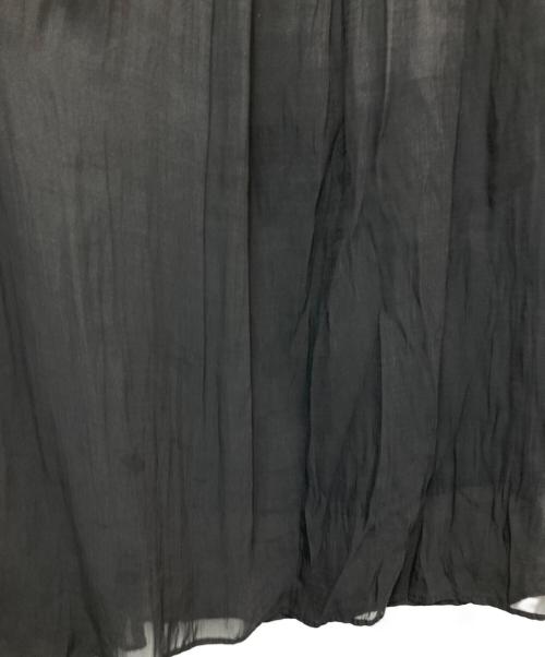 BEARDSLEY（ビアズリー）BEARDSLEY (ビアズリー) シワシフォンギャザーパンツ ブラック サイズ:FREEの古着・服飾アイテム