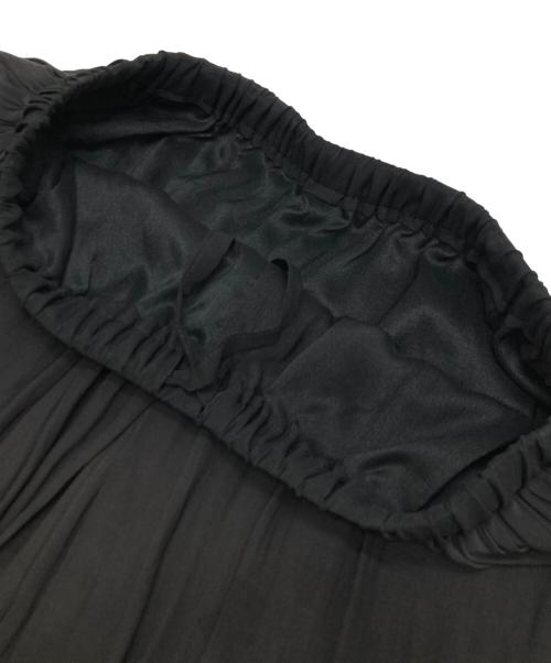 BEARDSLEY（ビアズリー）BEARDSLEY (ビアズリー) シワシフォンギャザーパンツ ブラック サイズ:FREEの古着・服飾アイテム