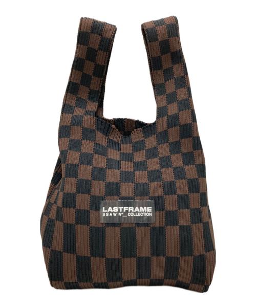 LASTFRAME（ラストフレーム）LASTFRAME (ラストフレーム) イチマツマーケットバッグスモール ブラウンの古着・服飾アイテム
