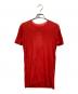 AURALEE（オーラリー）の古着「SUPER HIGH GAUGE SHEER RIB TEE」｜レッド