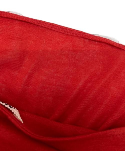 AURALEE（オーラリー）AURALEE (オーラリー) SUPER HIGH GAUGE SHEER RIB BOAT L/S レッド サイズ:1の古着・服飾アイテム