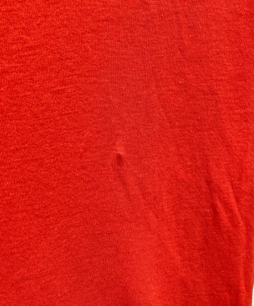 AURALEE（オーラリー）AURALEE (オーラリー) SUPER HIGH GAUGE SHEER RIB BOAT L/S レッド サイズ:1の古着・服飾アイテム