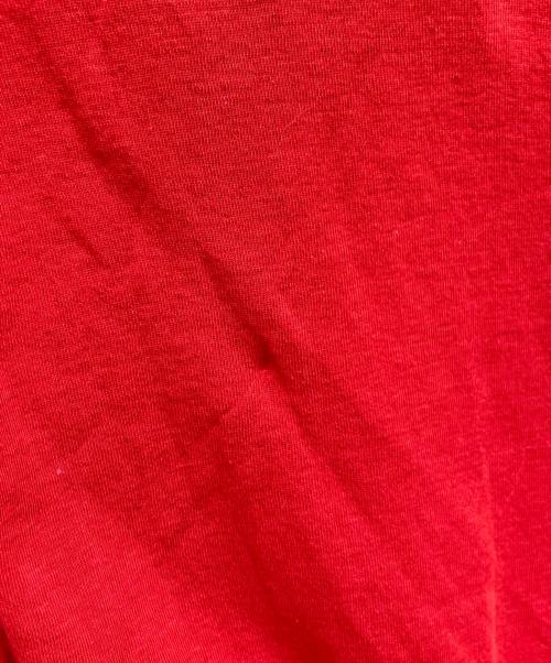 AURALEE（オーラリー）AURALEE (オーラリー) SUPER HIGH GAUGE SHEER RIB BOAT L/S レッド サイズ:1の古着・服飾アイテム