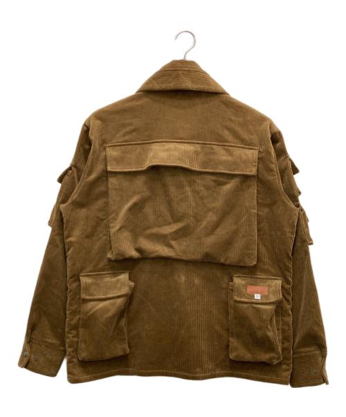 kenneth field（ケネスフィールド）kenneth field (ケネスフィールド) コーデュロイリバーガイドジャケット ブラウン サイズ:Mの古着・服飾アイテム