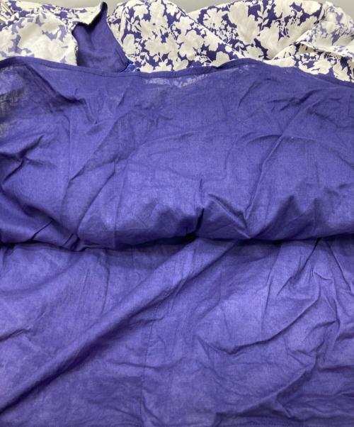 MARIHA（マリハ）MARIHA (マリハ) 総柄ワンピース ネイビー×ホワイト サイズ:36の古着・服飾アイテム