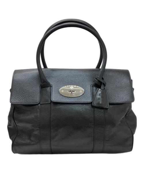 MULBERRY（マルベリー）MULBERRY (マルベリー) レザーハンドバッグ ブラックの古着・服飾アイテム