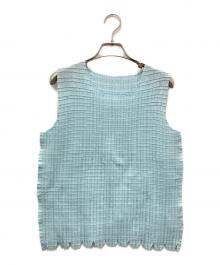 ISSEY MIYAKE（イッセイミヤケ）の古着「超音波カッティングプリーツ」｜ブルー