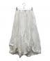 nagonstans（ナゴンスタンス）の古着「撥水バルーンアシメスカート」｜ホワイト