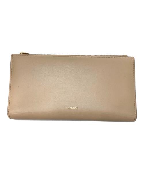 JIL SANDER（ジルサンダー）JIL SANDER (ジルサンダー) 長財布 ベージュの古着・服飾アイテム